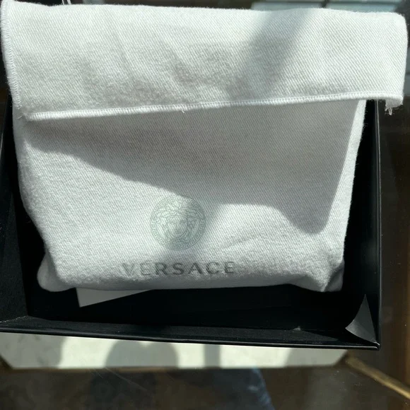 NEW VERSACE Le Greca Modular Signature Coated Canvas Wallet - Picture 11 of 12